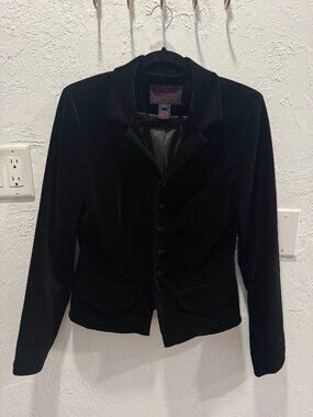 Ralph Lauren Black Velvet Blazer